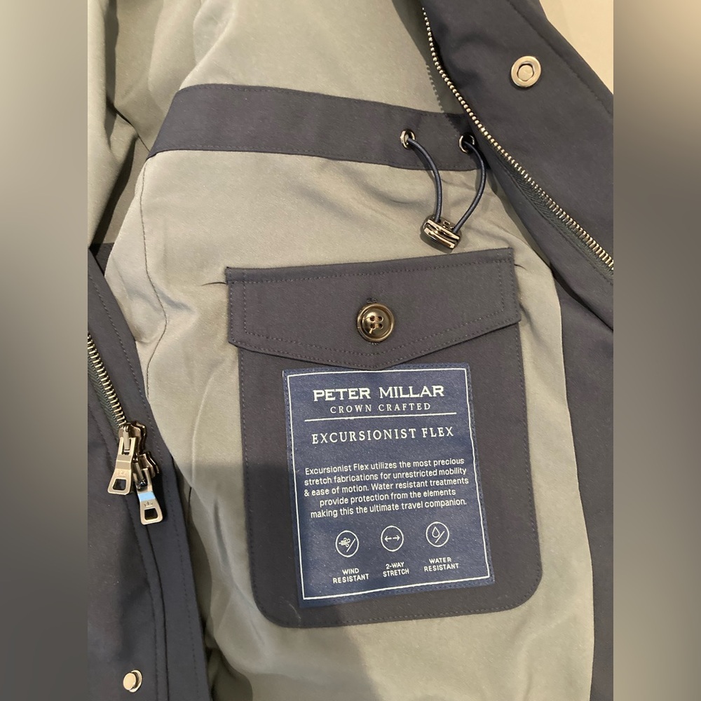 Peter Millar Excursionist Flex Men's Navy Jacket L - Picture 5 of 6